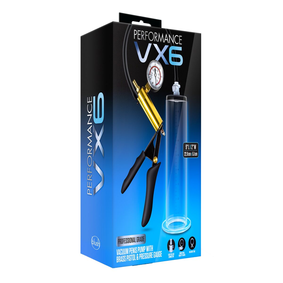 Pompa per Pene Blush Performance VX6 Nero